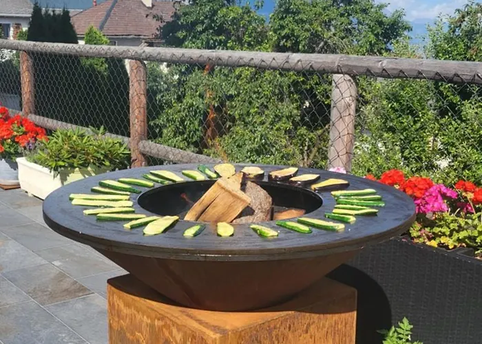 Randogne Avec Grande Terrasse Lägenhet